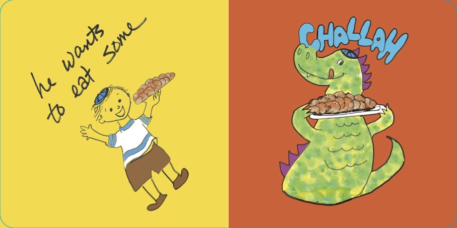 He wants to eat some challah!